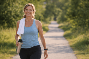 Woman supporting metabolic health through movement across life stages – FMG Health Sciences