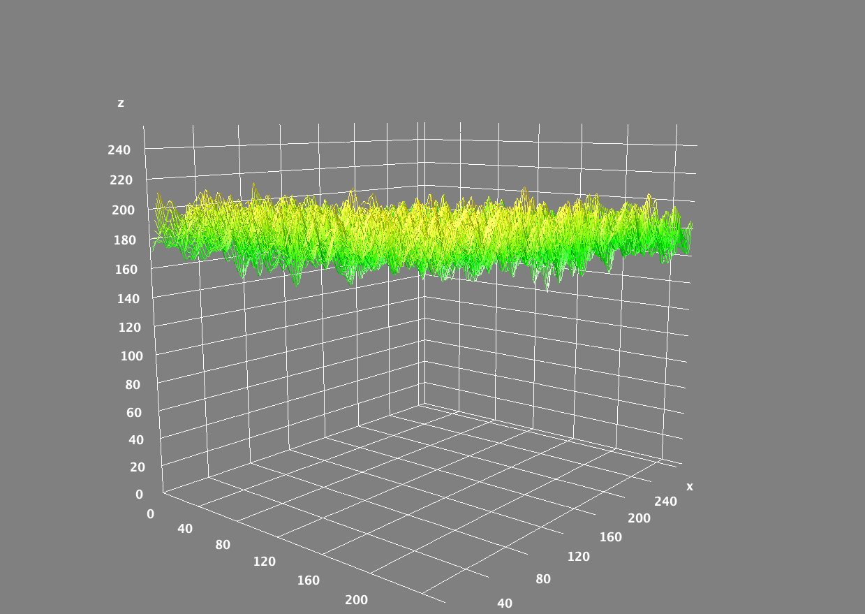 Three-dimensional skin-surface map after consistent use of the epicatechin serum.