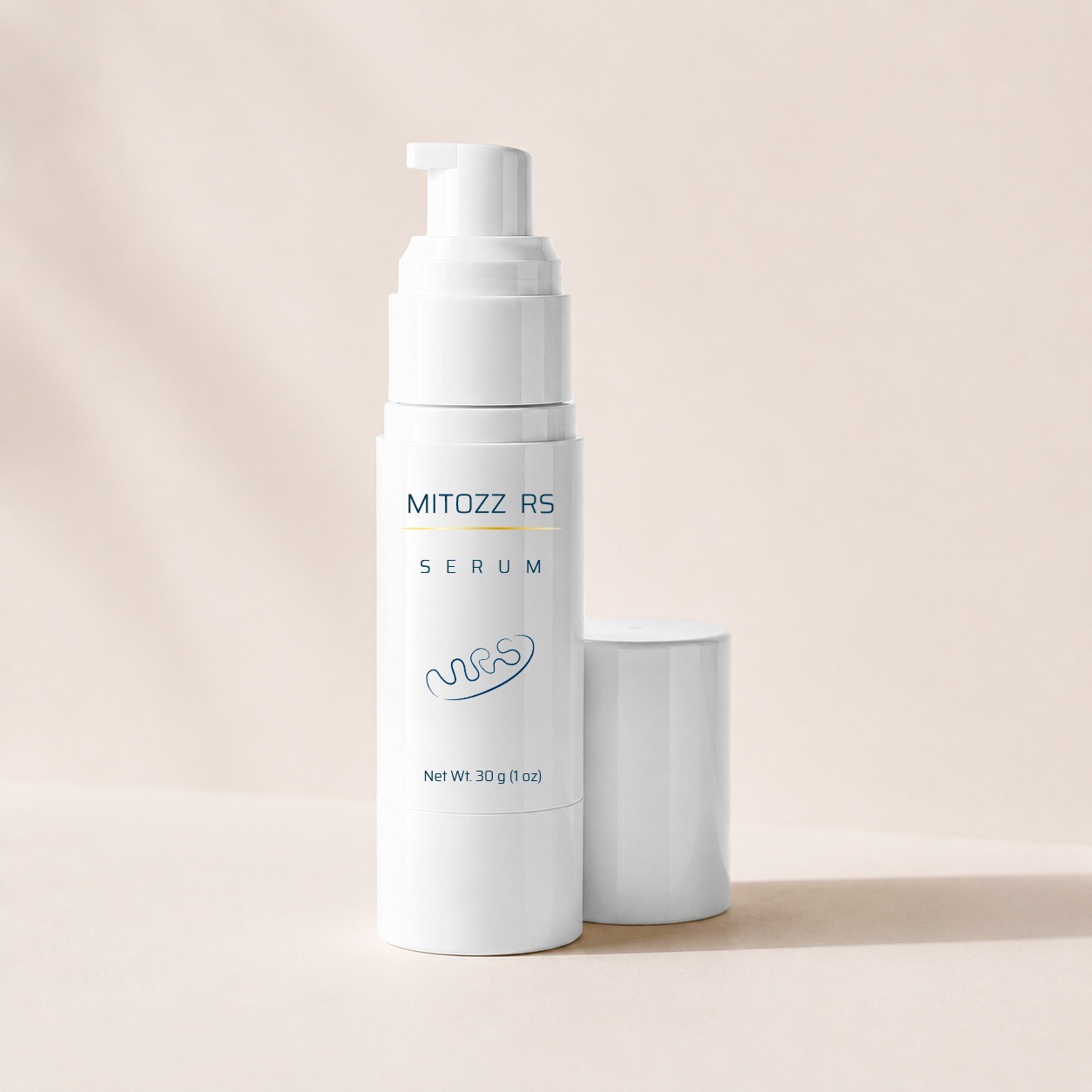 Mitozz RS topical cosmetic serum bottle.