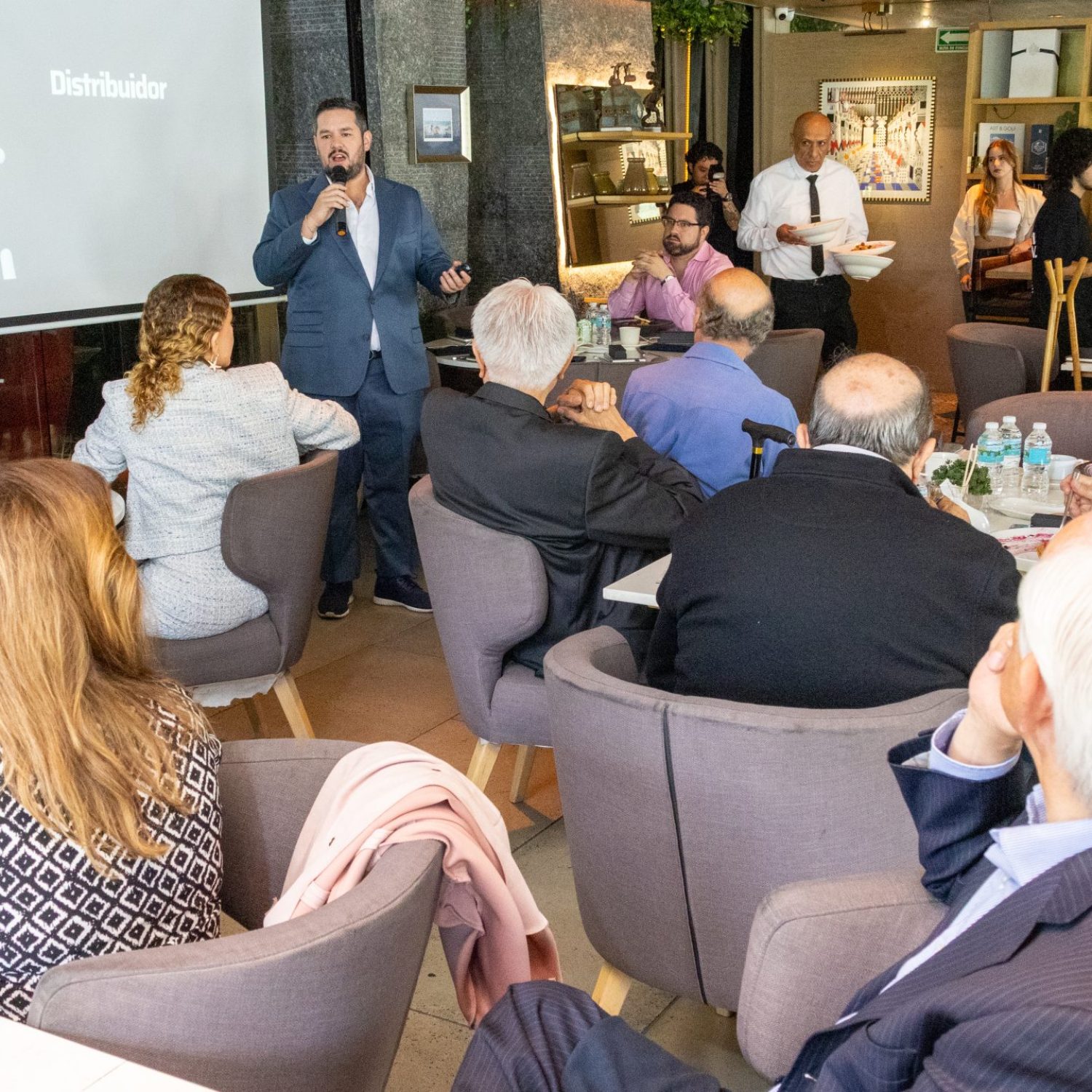 Audience gathered at Mitozz Events for a community-focused session on mitochondrial health and wellness education.